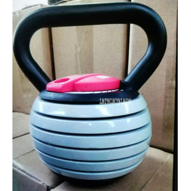 HT1082 Adjustable Weight Kettle Bell 40 Pounds Cast Iron Competitive Kettlebell Exercise Body Shaping Indoor Fitness Equipment - Sorta Stuff