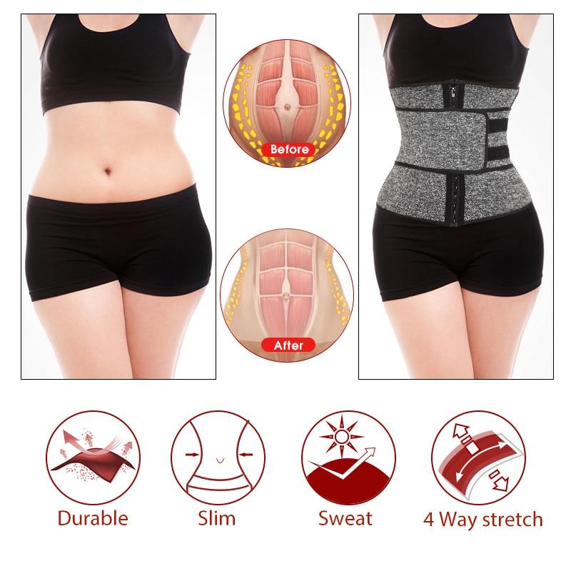 Neoprene Sauna Waist Trainer Corset Sweat Belt for Women Weight Loss Compression Trimmer Workout Fitness - Sorta Stuff
