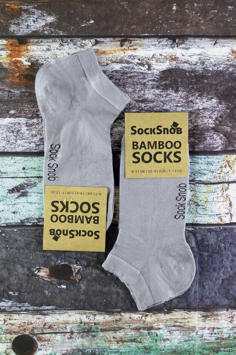 4 Pairs Mens Bamboo Trainer Socks - Sorta Stuff