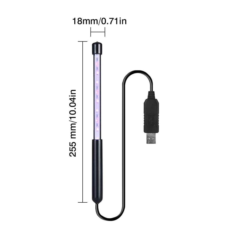 5W LED Ultraviolet Germicidal Light 275nm DC5V USB LED Portable Handheld Non-Toxic UVC Light for Home Hotel Elevator Towel - Sorta Stuff