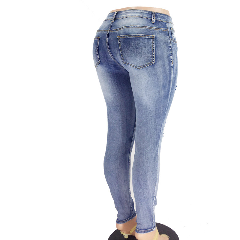Women's High-Rise Ripped Skinny Jeans