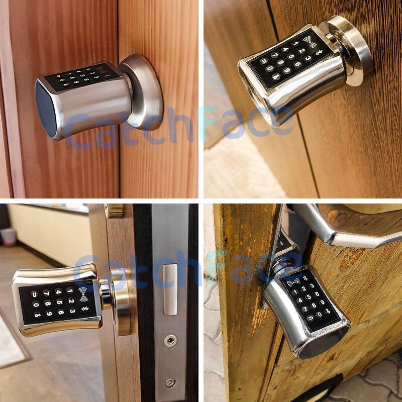 Bluetooth Smart Cylinder Lock WIFI Electronic Door Lock Digital APP Keypad Code RFID Card Keyless Lock With TTLock App - Sorta Stuff