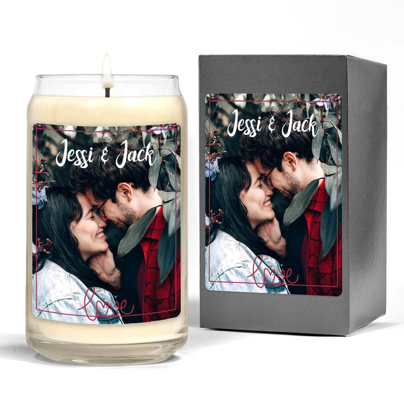 Custom Scented Candle - Valentines Frames Edition