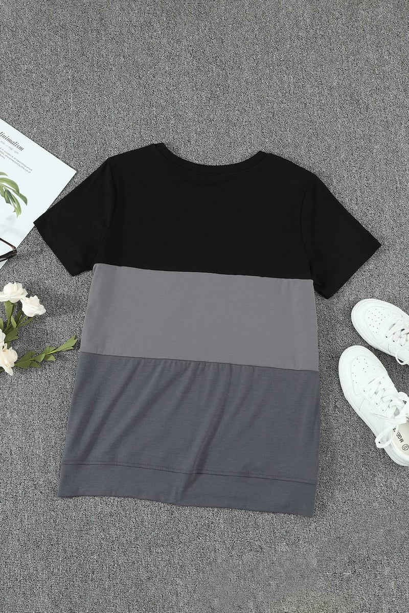 Contrast Colorblock T-Shirt
