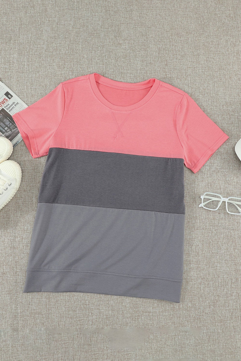 Contrast Colorblock T-Shirt