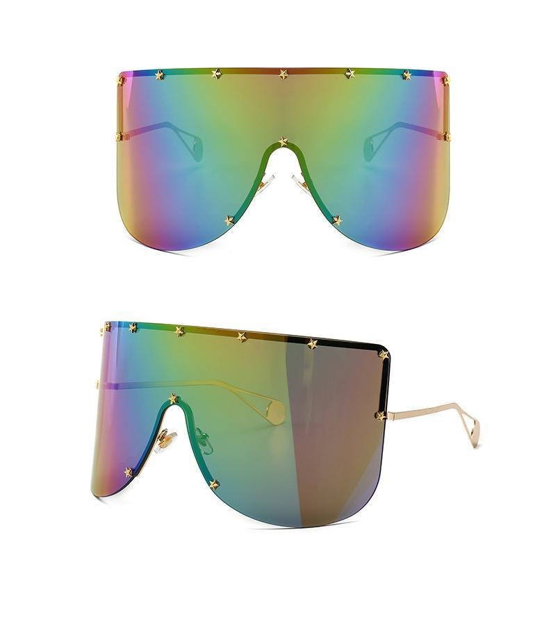Elaiza Oversized Sunglasses - Rainbow - Sorta Stuff