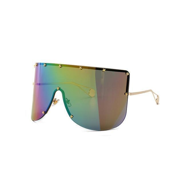 Elaiza Oversized Sunglasses - Rainbow - Sorta Stuff