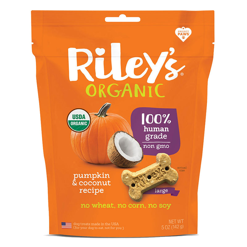 Riley's Pumpkin and Coconut Organic Dog Treats - Sorta Stuff