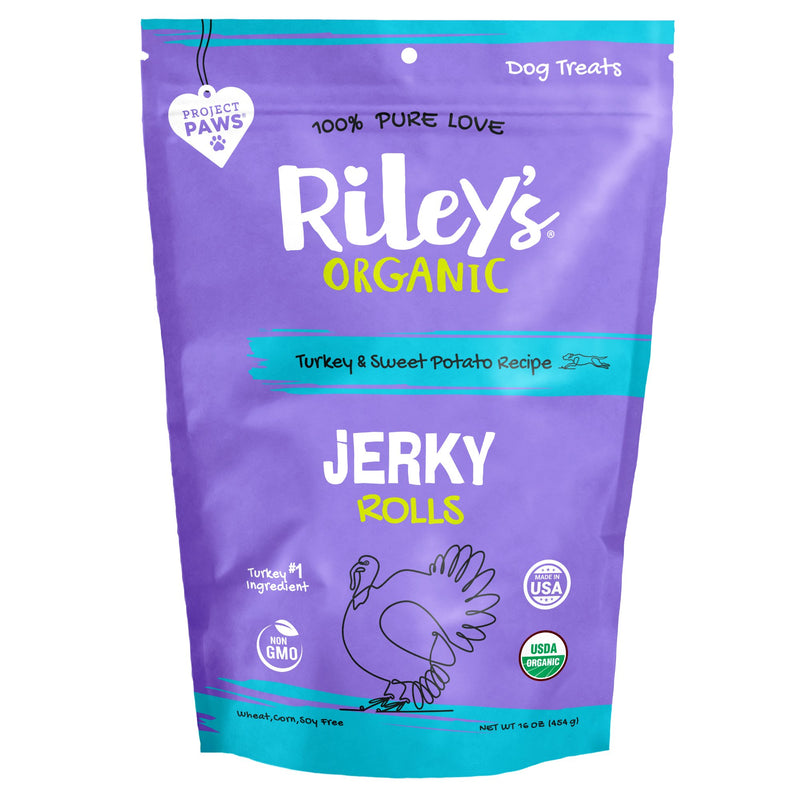 Organic Turkey & Sweet Potato Jerky Rolls - Sorta Stuff