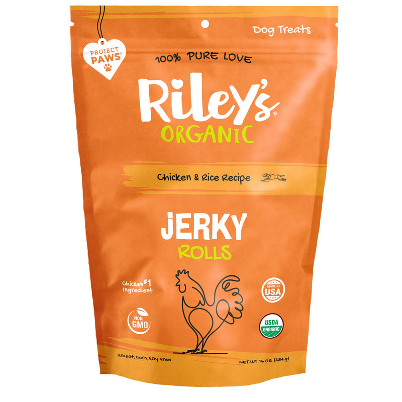 Organic Chicken & Rice Jerky Rolls - Sorta Stuff