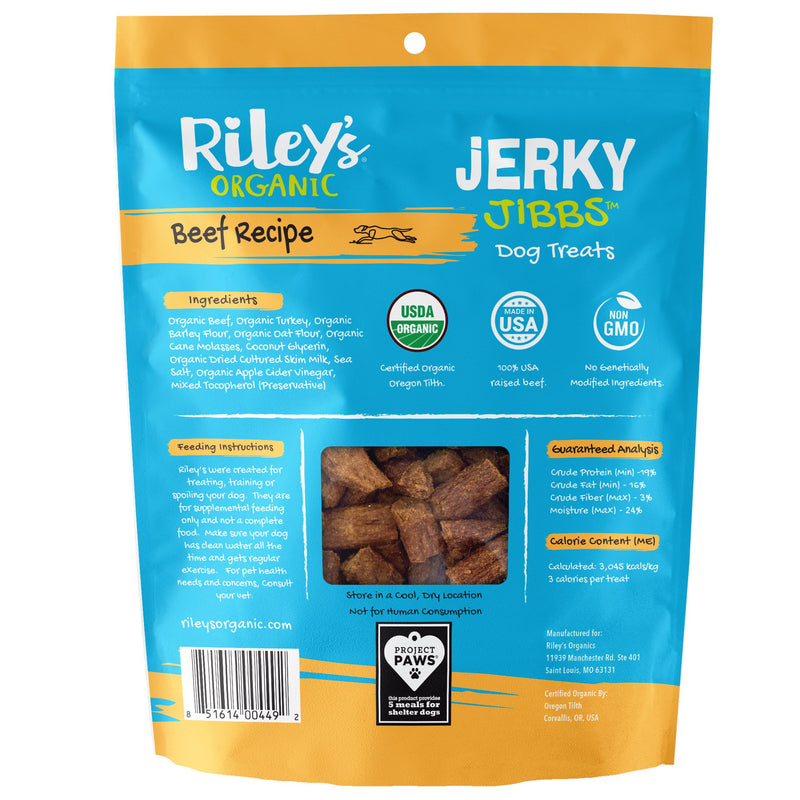 Organic Beef Jerky Jibbs (5oz) - Sorta Stuff