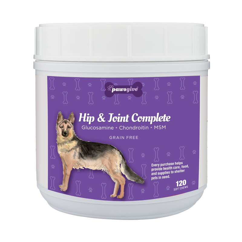 PawsGive Hip and Joint Complete for Dogs with Glucosamine, MSM and Chondroitin - Sorta Stuff
