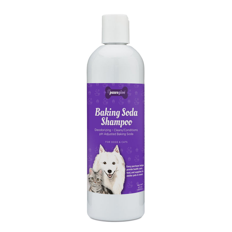 PawsGive Deodorizing Shampoo for Dogs & Cats with Baking Soda - 8 oz - Sorta Stuff
