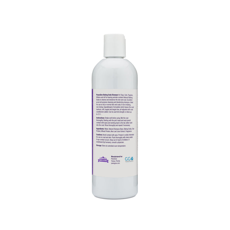 PawsGive Deodorizing Shampoo for Dogs & Cats with Baking Soda - 8 oz - Sorta Stuff