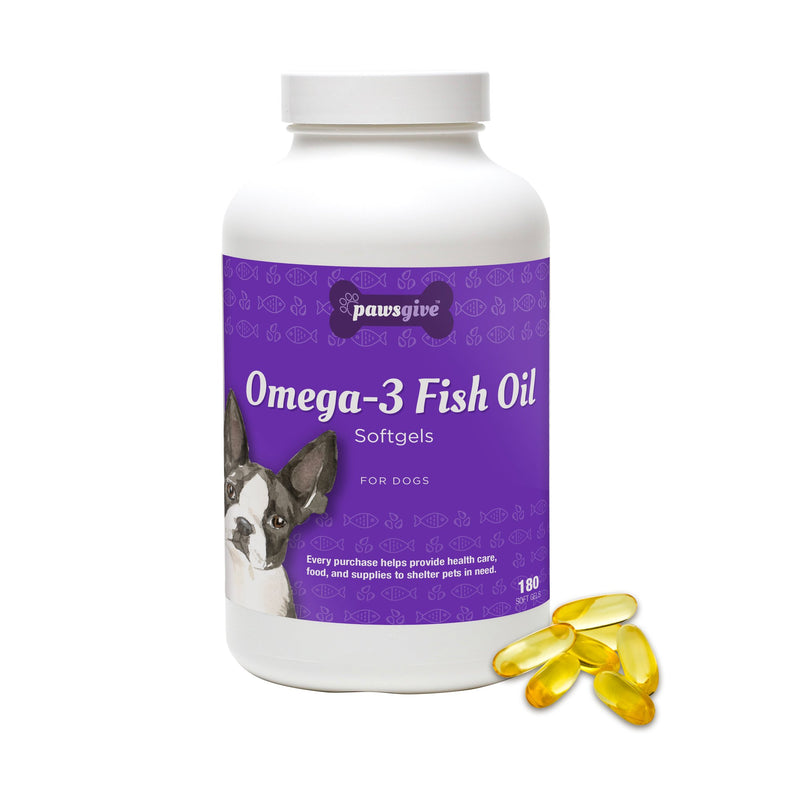 PawsGive Omega 3 Fish Oil Softgels for Dogs - Sorta Stuff