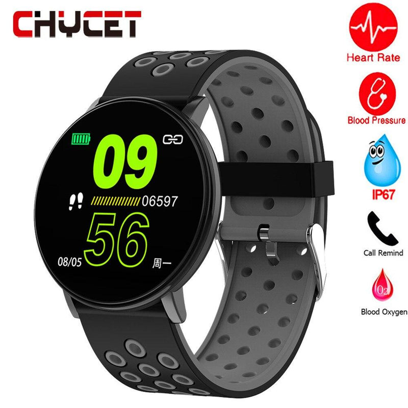 Smart Watch Men Blood Pressure Smart Clock Round Waterproof Smartwatch Women Sport Health Bracelet Watch Smart for Android Ios - Sorta Stuff