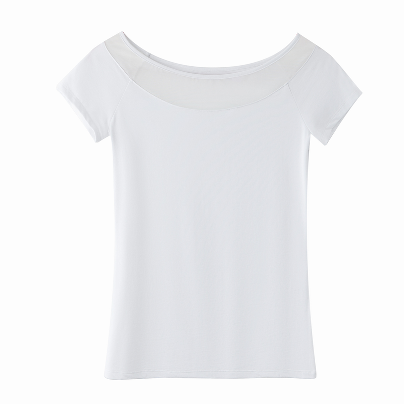 Women's Boat Neck Short-Sleeve T-Shirt