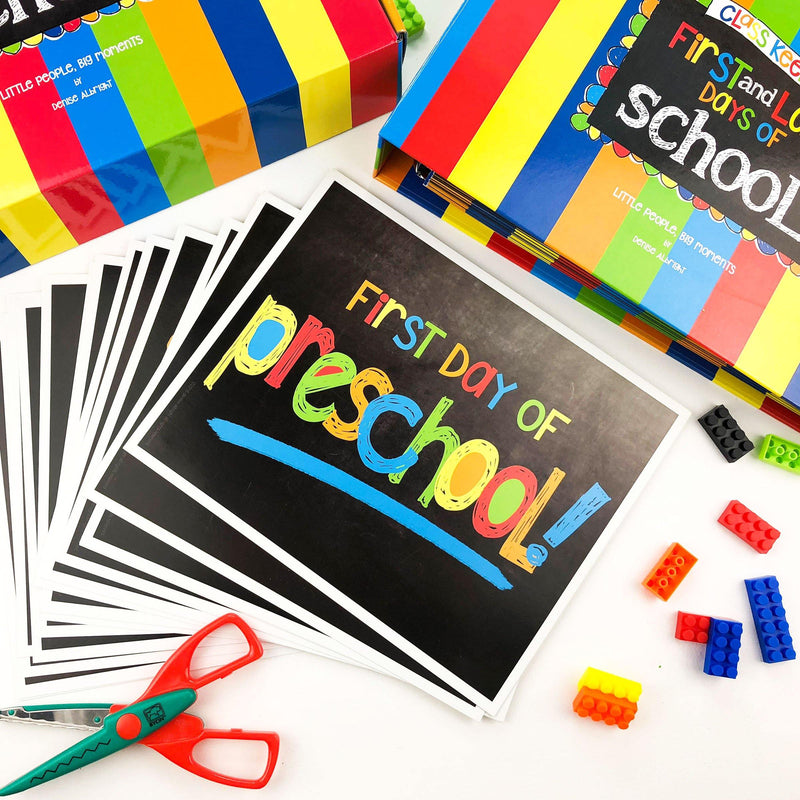 Mom Must-Have School Keepsake Kit | Class Keeper® + Photo Prop Deck + School Stickers
