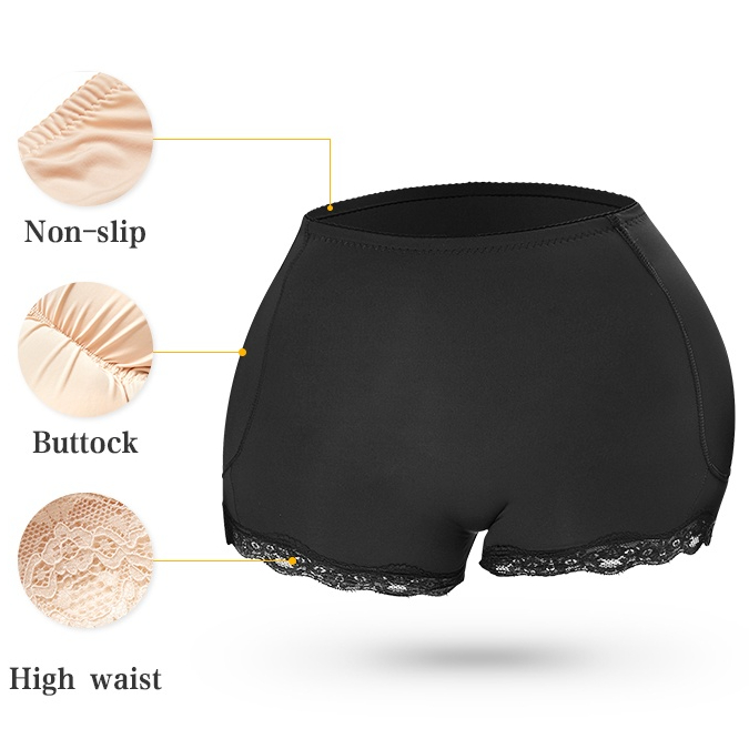 Plus Size Lace Butt Lifter With Removable Pads