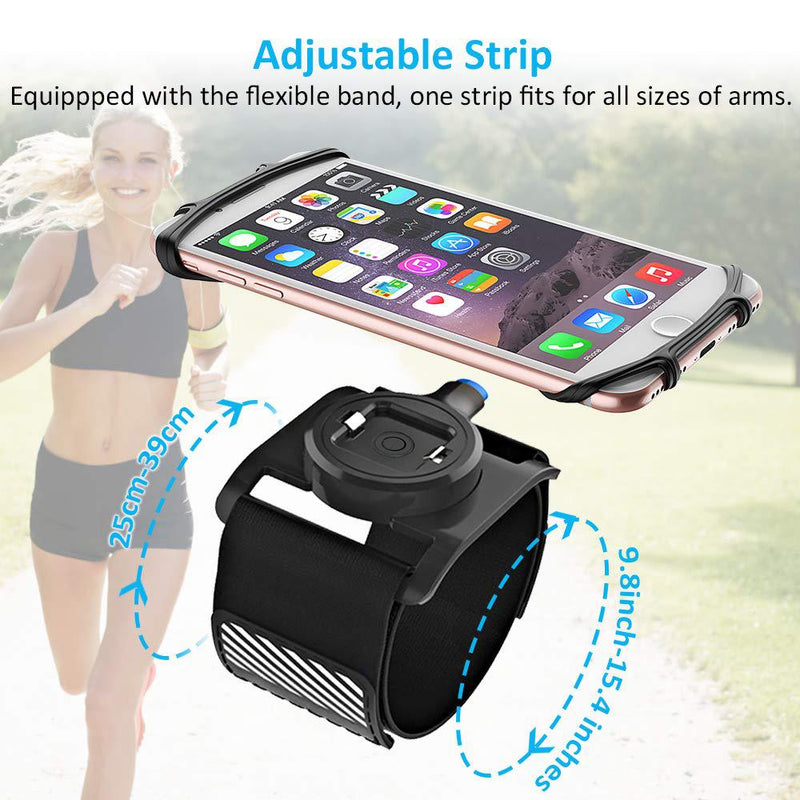 Sports Running Armband Case for iPhone X XS MAX Universal  Phone Running Armband Sports Quick Mount for Any Phone - Sorta Stuff