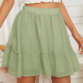 Women's Candy Color Mesh Skirt