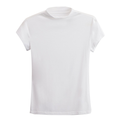 Summer Mock Neck Short-Sleeved Modal T-Shirt