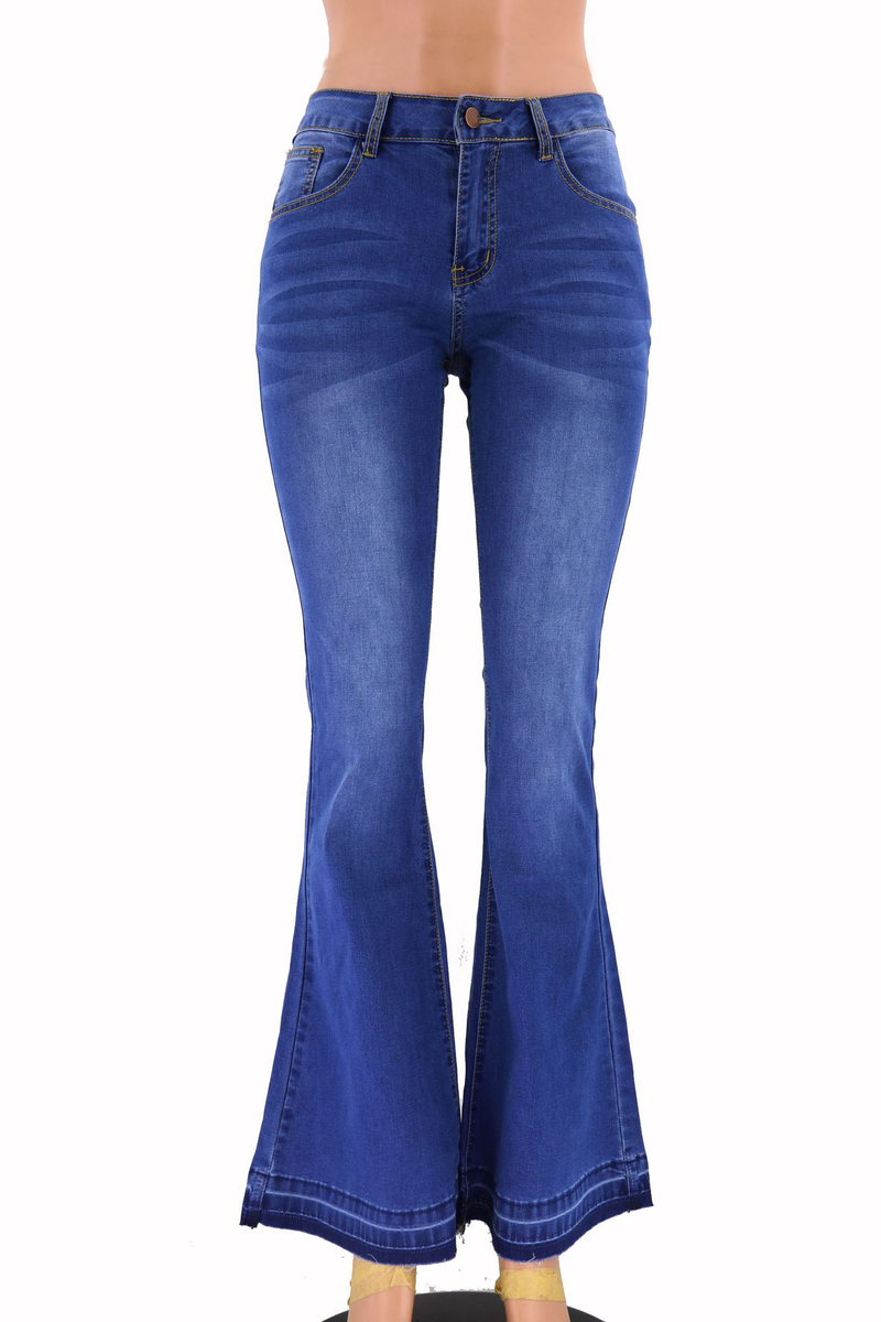 Women's Simple Butt-Lifting Flare Jeans