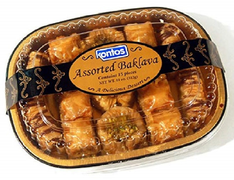 KONTOS: Assorted Baklava Pastry, 11 oz